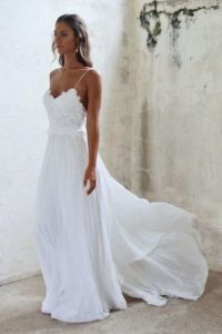 vestido de novia sencillo